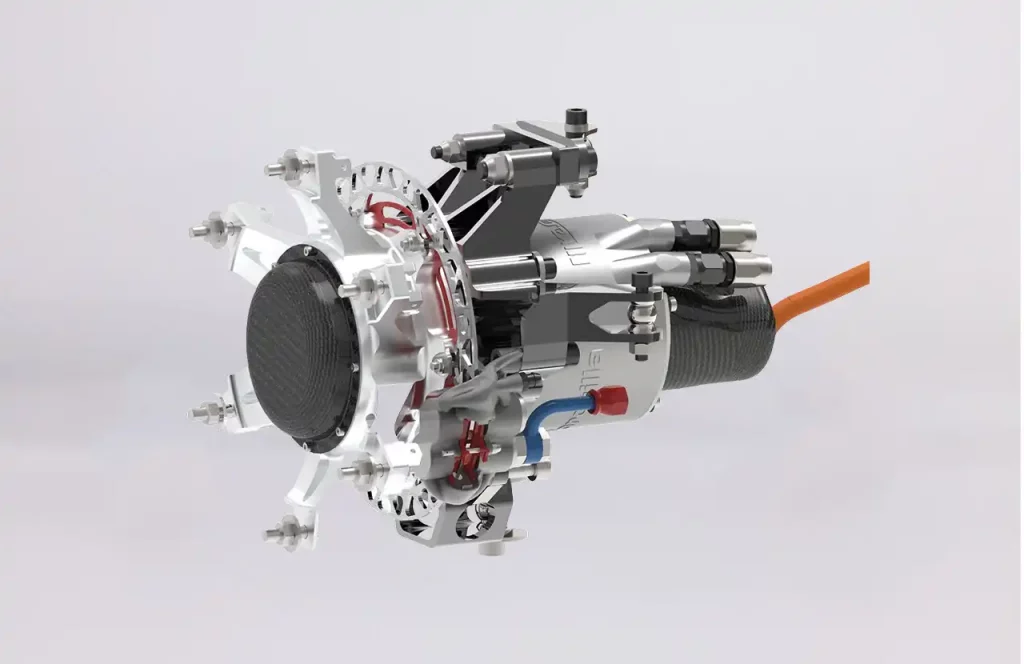 Wassergekühlter Mantel für Leistungselektronik im elektrischen Rennfahrzeug